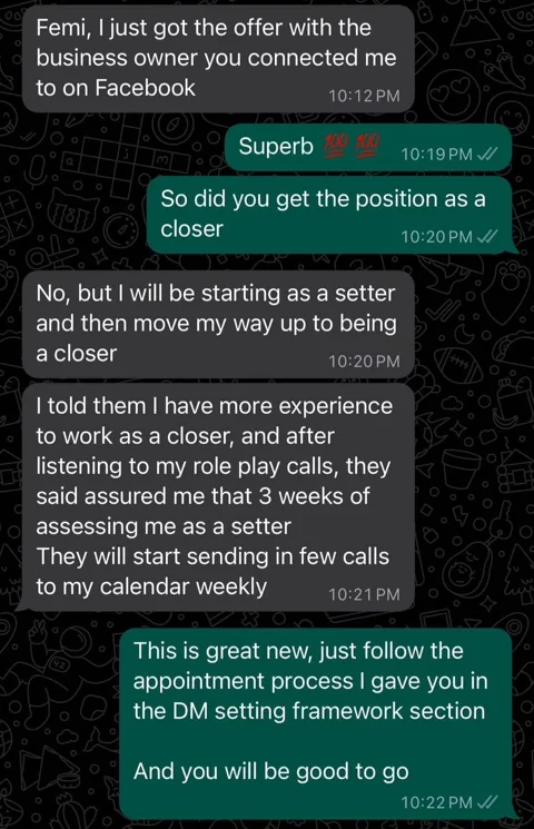 Message from a member