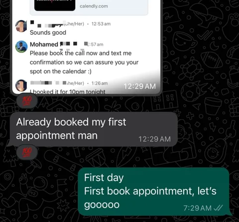 Message from a member