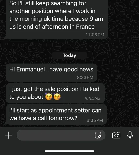 Message from a member