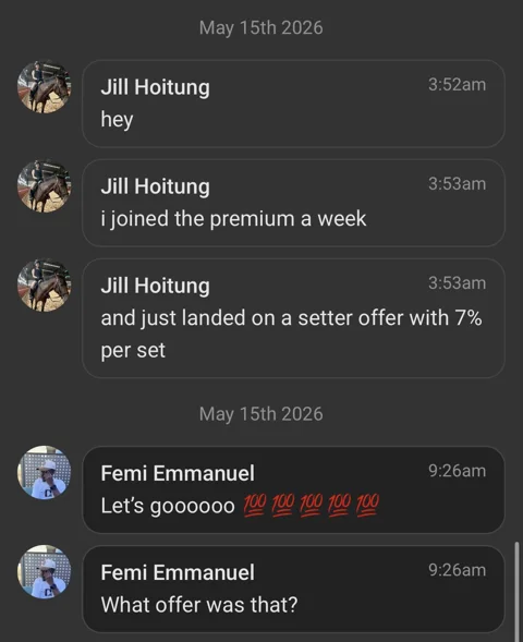 Message from a member